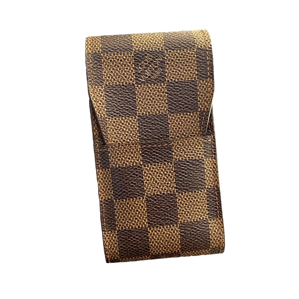 -CT0037 LIKE NEW Louis Vuitton Damier Ebene Cigarette Case